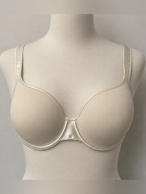 Natori  Underwire Padded Bra in Ivory Cream Size 34 DD